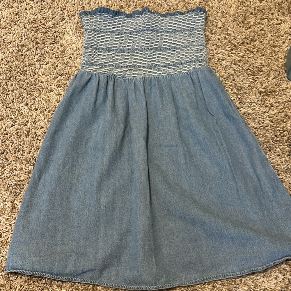 American eagle strapless dress